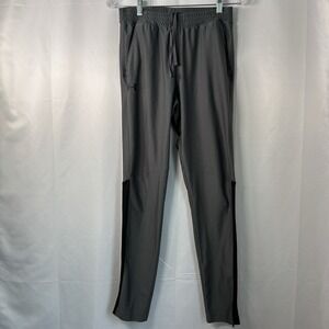 Under Armour Fitted Pants Joggers Mens Medium Gray Workout Training Ankle Zip